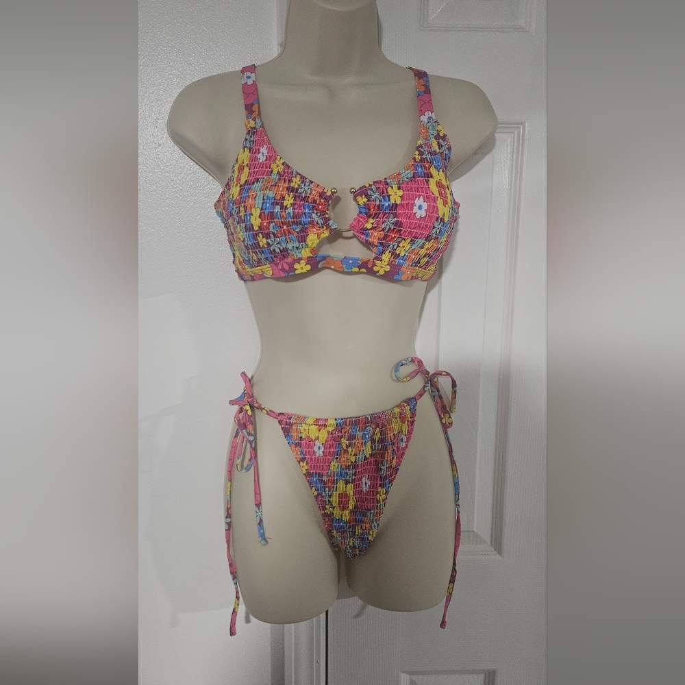 Colorful Floral Bikini Set